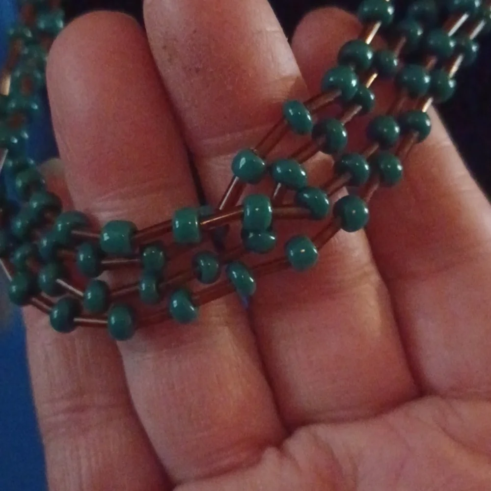 Handmade Long beaded necklace - Picture 5 of 5